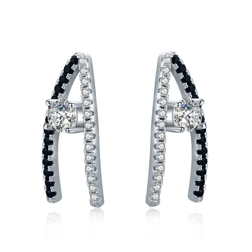 😍925 Sterling Silver Fashion Stud Small Earrings for Women, F277